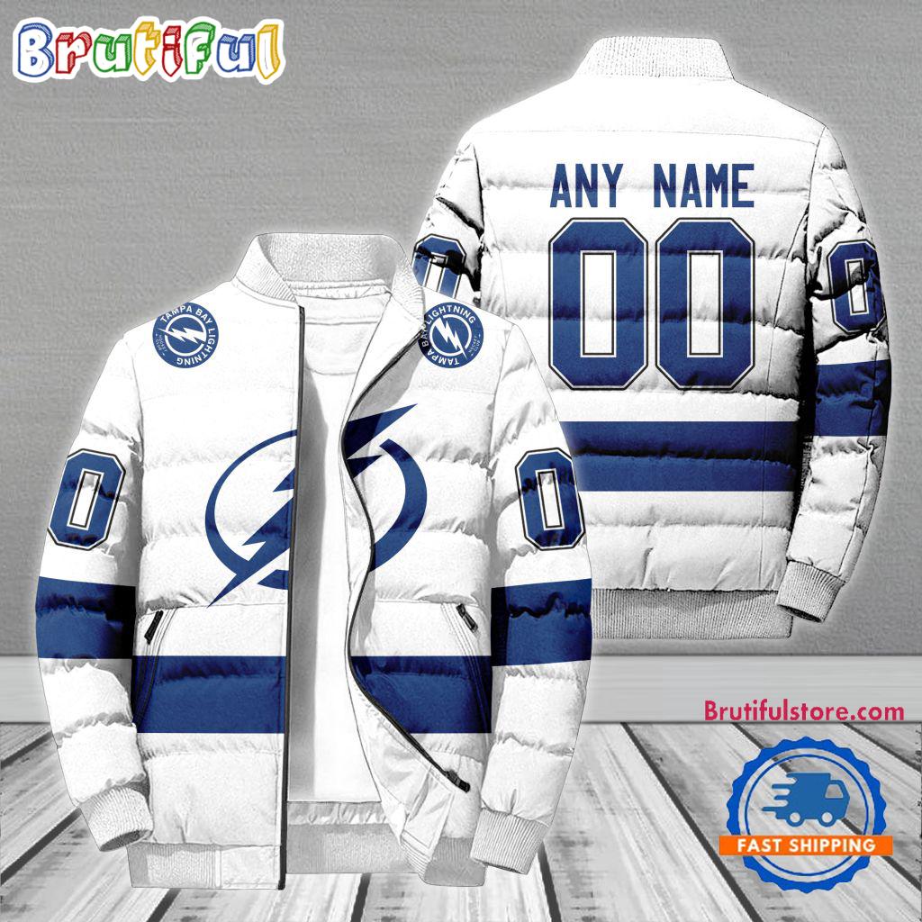 Sportswearmerch Tampa Bay Lightning NHL Personalized Puffer Jacket For Fan