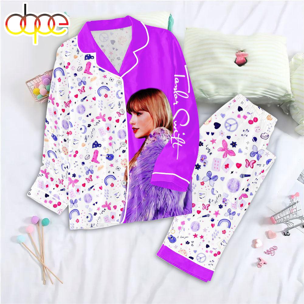 Sportswearmerch Taylor Swift Music 's All Hit Album Eras Tour Christmas Personalized Pajamas For Fan