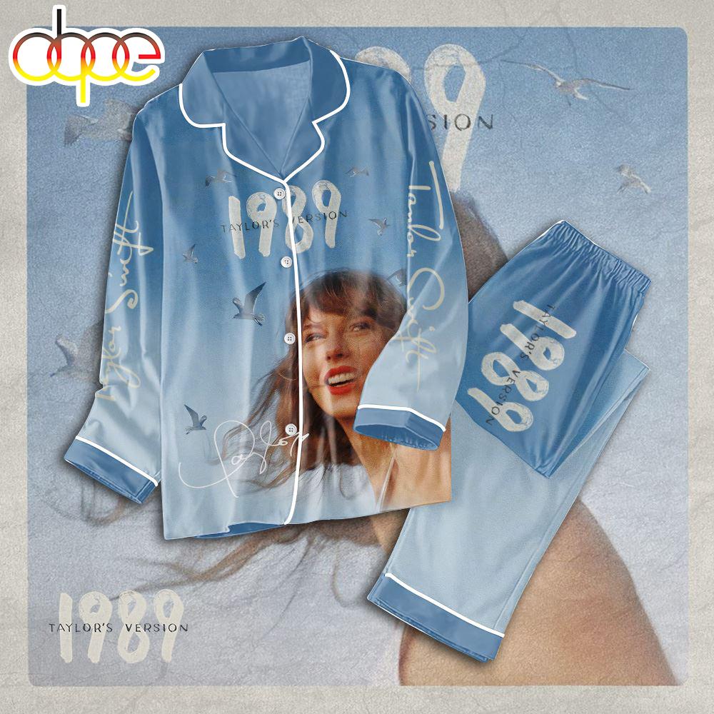 Sportswearmerch Taylor Swift Music 's Button Down Christmas Personalized Pajamas For Fan