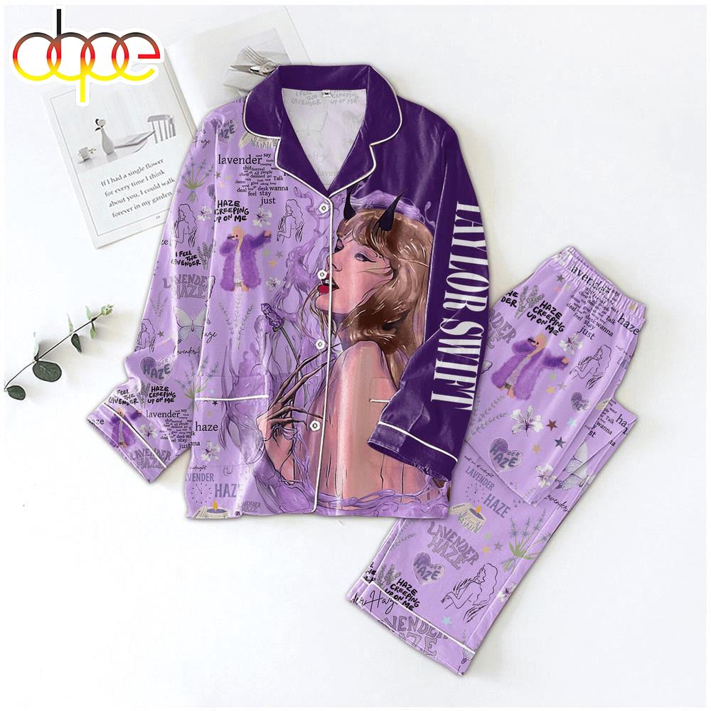 Sportswearmerch Taylor Swift Music 's Button Down Christmas Personalized Pajamas For Fan