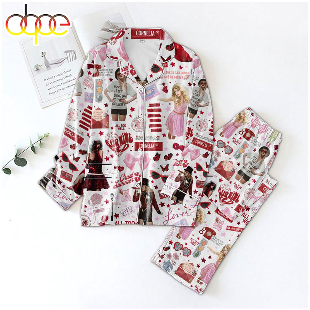 Sportswearmerch Taylor Swift Music 's Christmas Personalized Pajamas For Fan