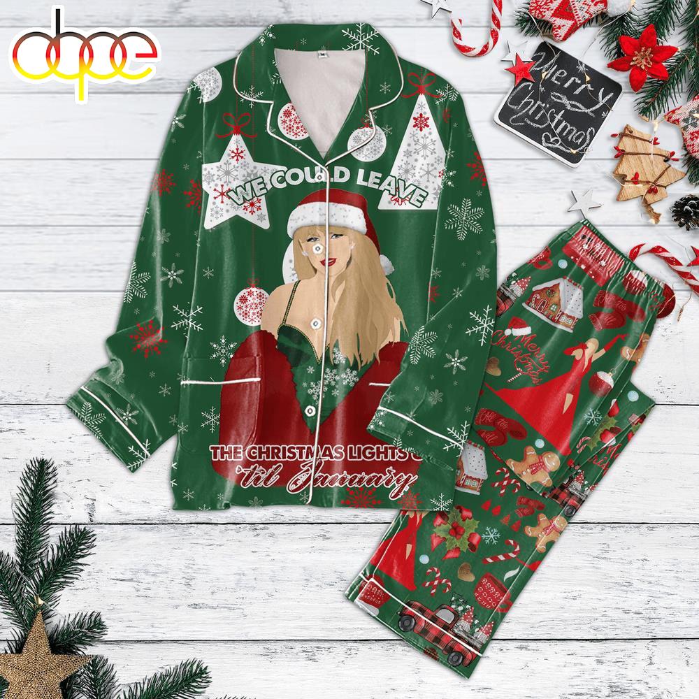 Sportswearmerch Taylor Swift Music 's Eras Tour 2024 Christmas Personalized Pajamas For Fan