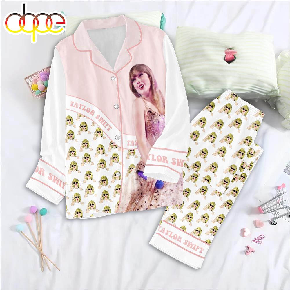 Sportswearmerch Taylor Swift Music 's Midnights Meet Me At Midnight Christmas Personalized Pajamas For Fan
