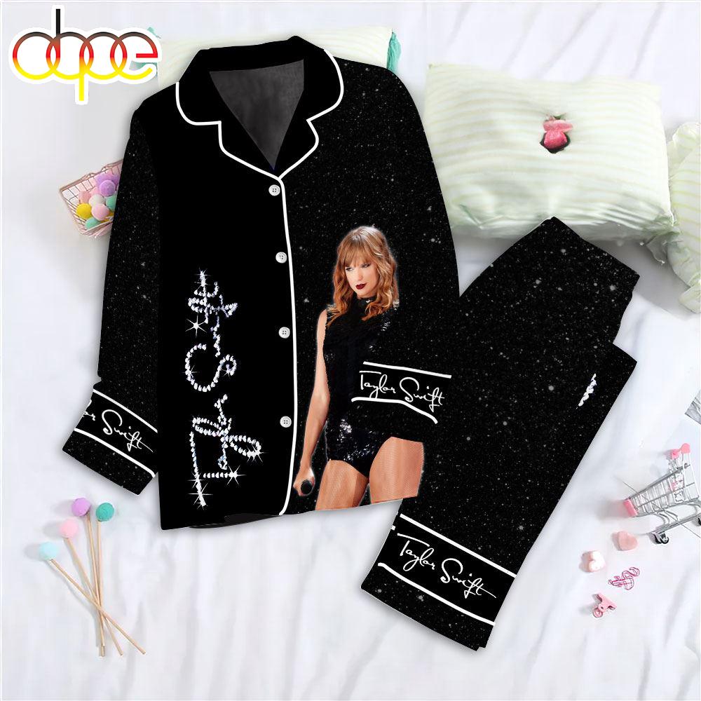 Sportswearmerch Taylor Swift Music 's Speak Now Button Down Christmas Personalized Pajamas For Fan