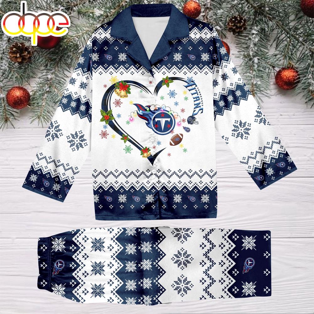 Sportswearmerch Tennessee Titans NFL Christmas Personalized Pajamas For Fan