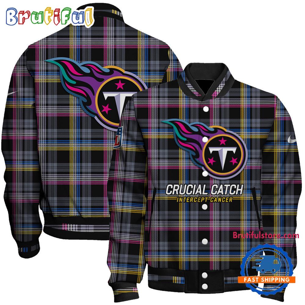 Sportswearmerch Tennessee Titans NFL Personalized Baseball Jacket For Fan