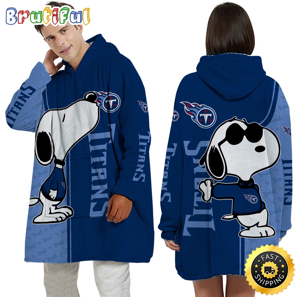 Sportswearmerch Tennessee Titans NFL Personalized Blaket Hoodie For Fan
