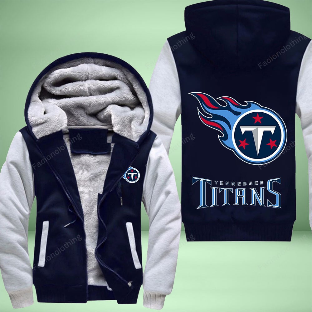 Sportswearmerch Tennessee Titans NFL Personalized Fleece Zip Hoodie Jacket For Fan