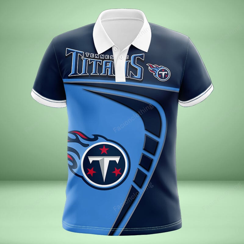 Sportswearmerch Tennessee Titans NFL Personalized Polo Shirt For Fan