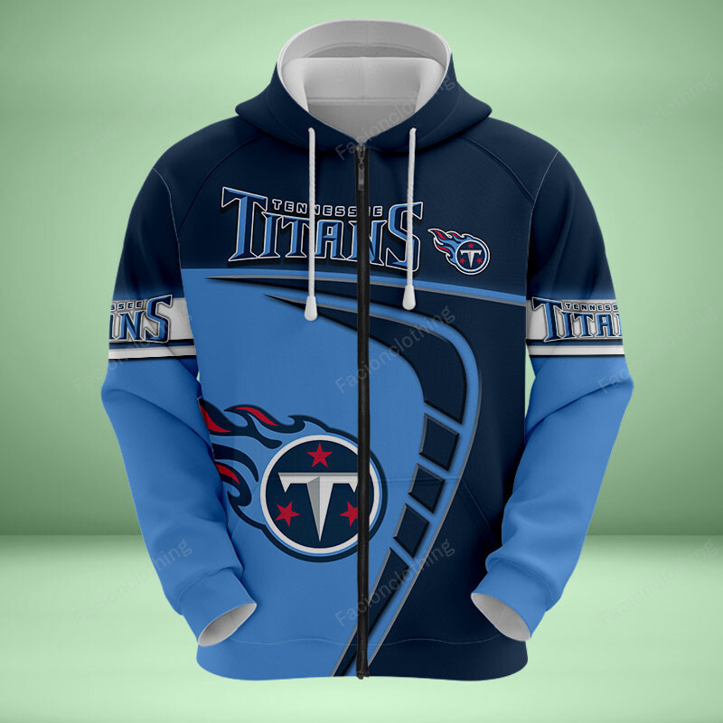 Sportswearmerch Tennessee Titans NFL Personalized Zip Hoodie For Fan