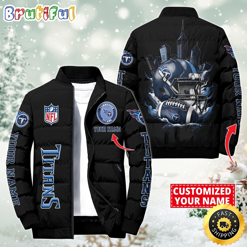 Sportswearmerch Tennessee Titans NFL Puffer Jacket For Fan