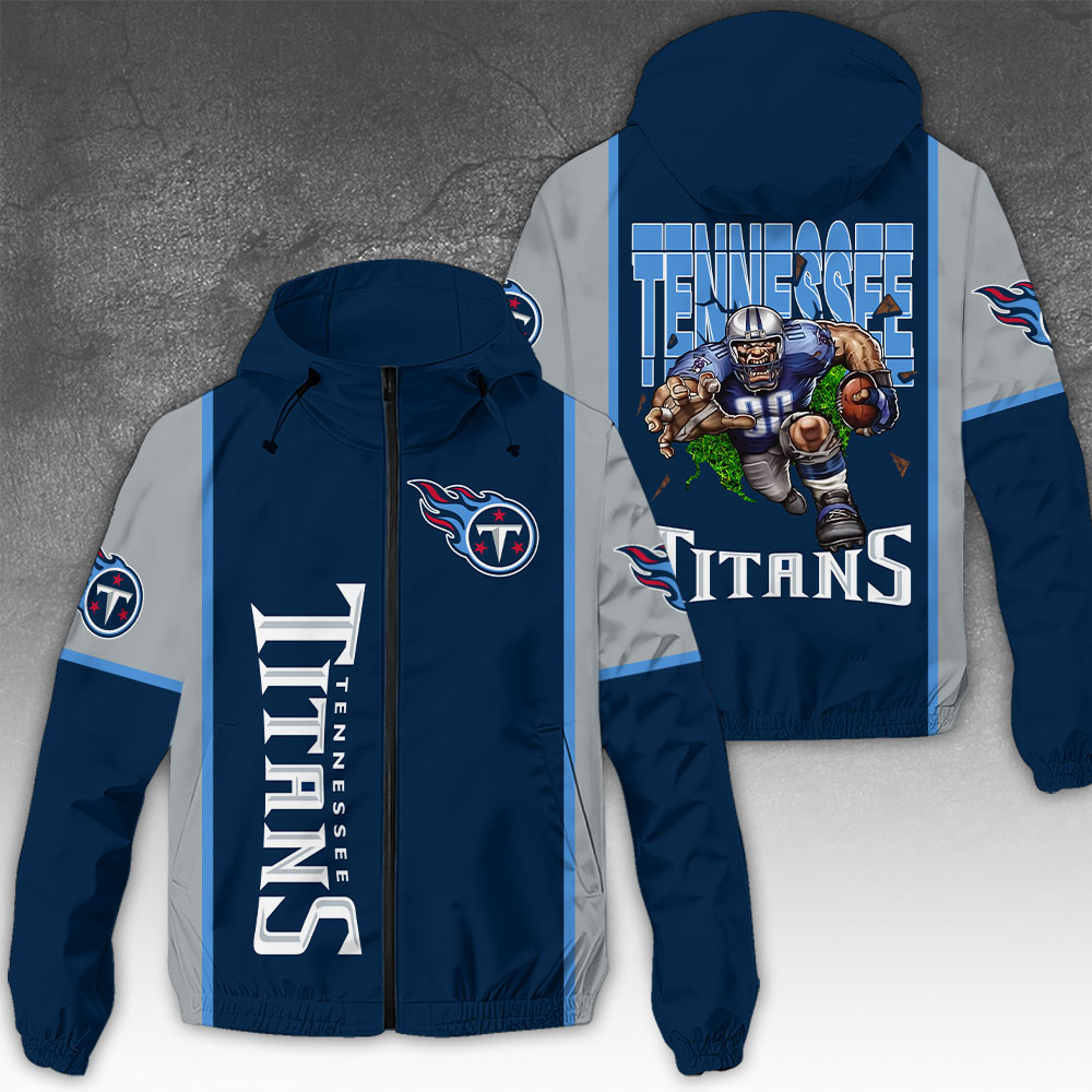 Sportswearmerch Tennessee Titans NFL Windbreaker Jacket For Fan
