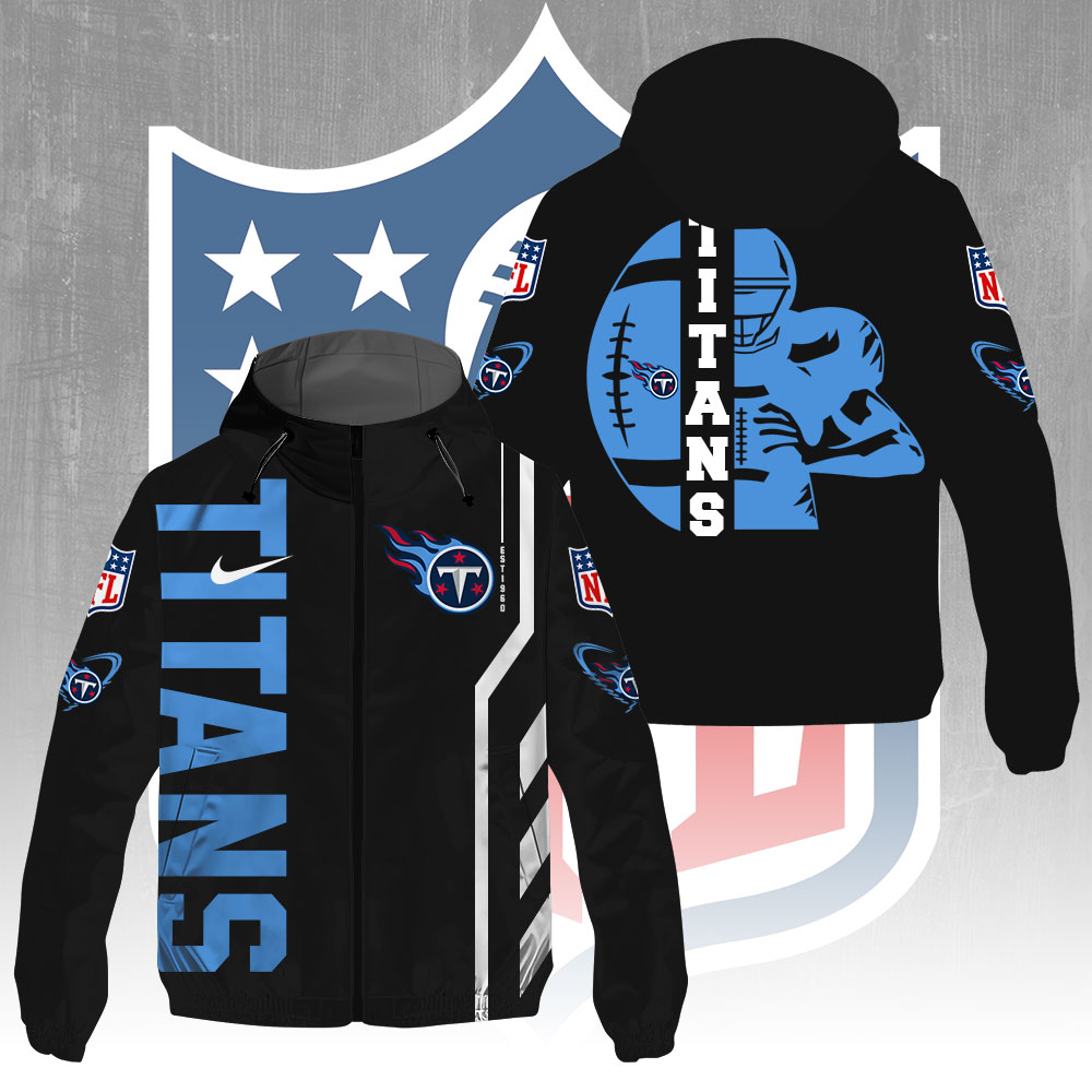 Sportswearmerch Tennessee Titans NFL Windbreaker Jacket For Fan
