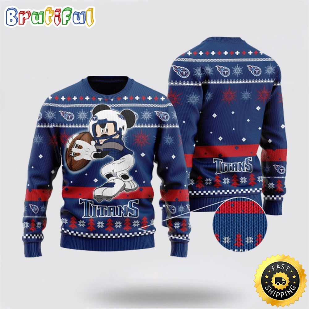 Sportswearmerch Tennessee Titans NHL Personalized Christmas Sweater For Fan