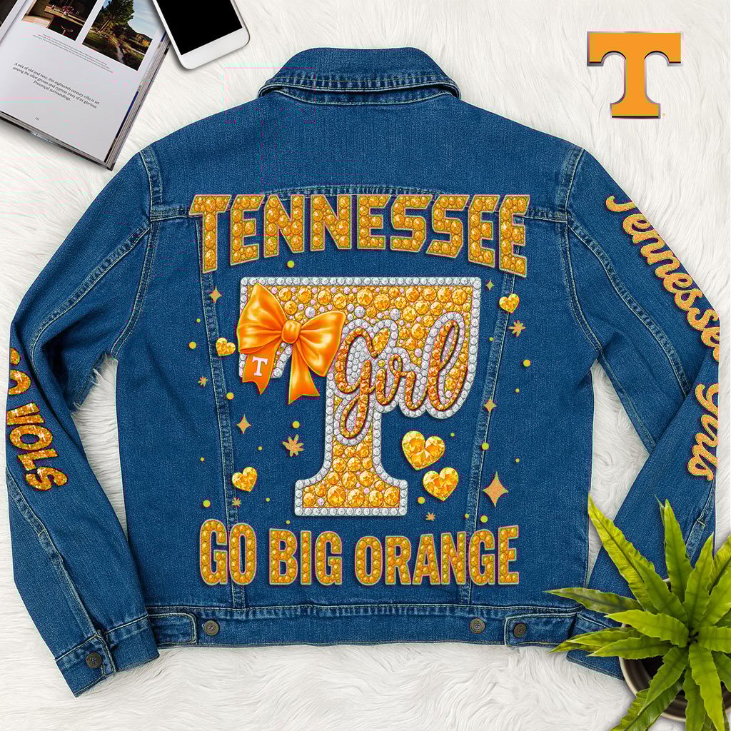Sportswearmerch Tennessee Volunteers Denim Jacket Gift For Fans