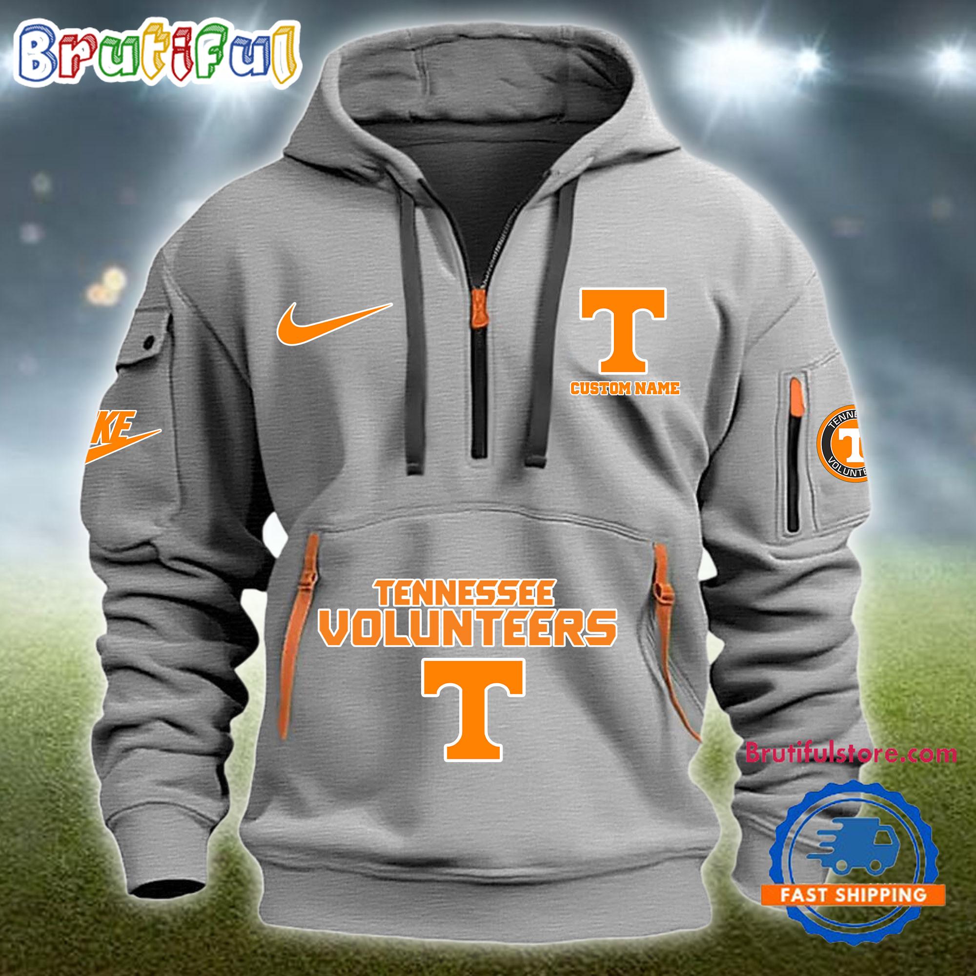 Sportswearmerch Tennessee Volunteers NCAA Half Zip Hoodie For Fan