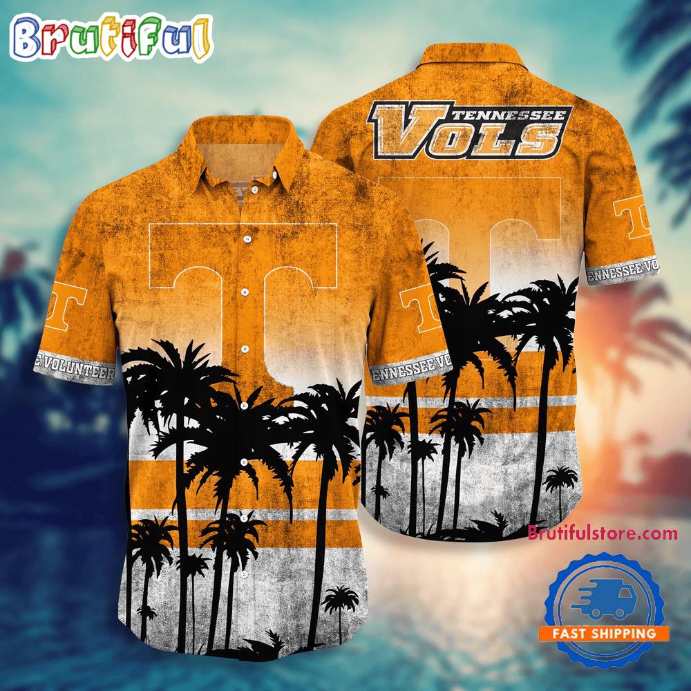 Sportswearmerch Tennessee Volunteers NCAA Palm Tree Tropical Summer Beach Hawaiian Shirt For Fan