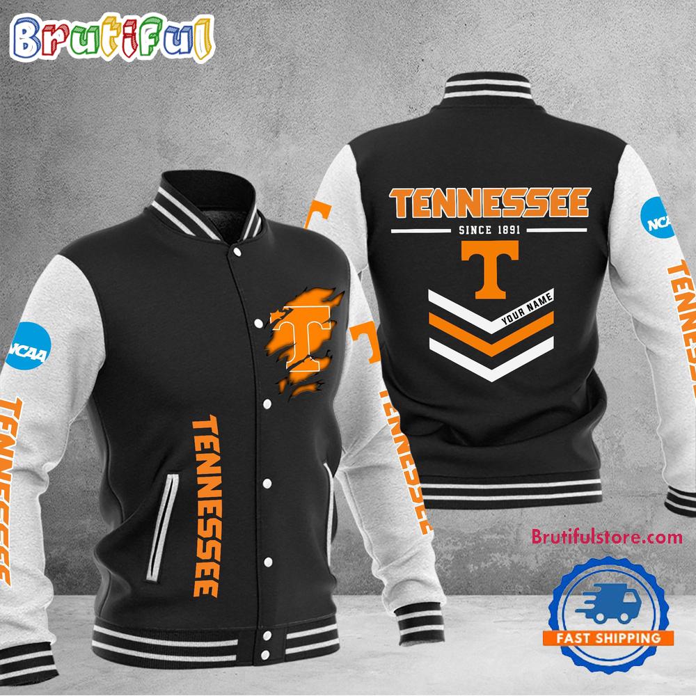 Sportswearmerch Tennessee Volunteers NCAA Personalized Personalized Baseball Jacket For Fan