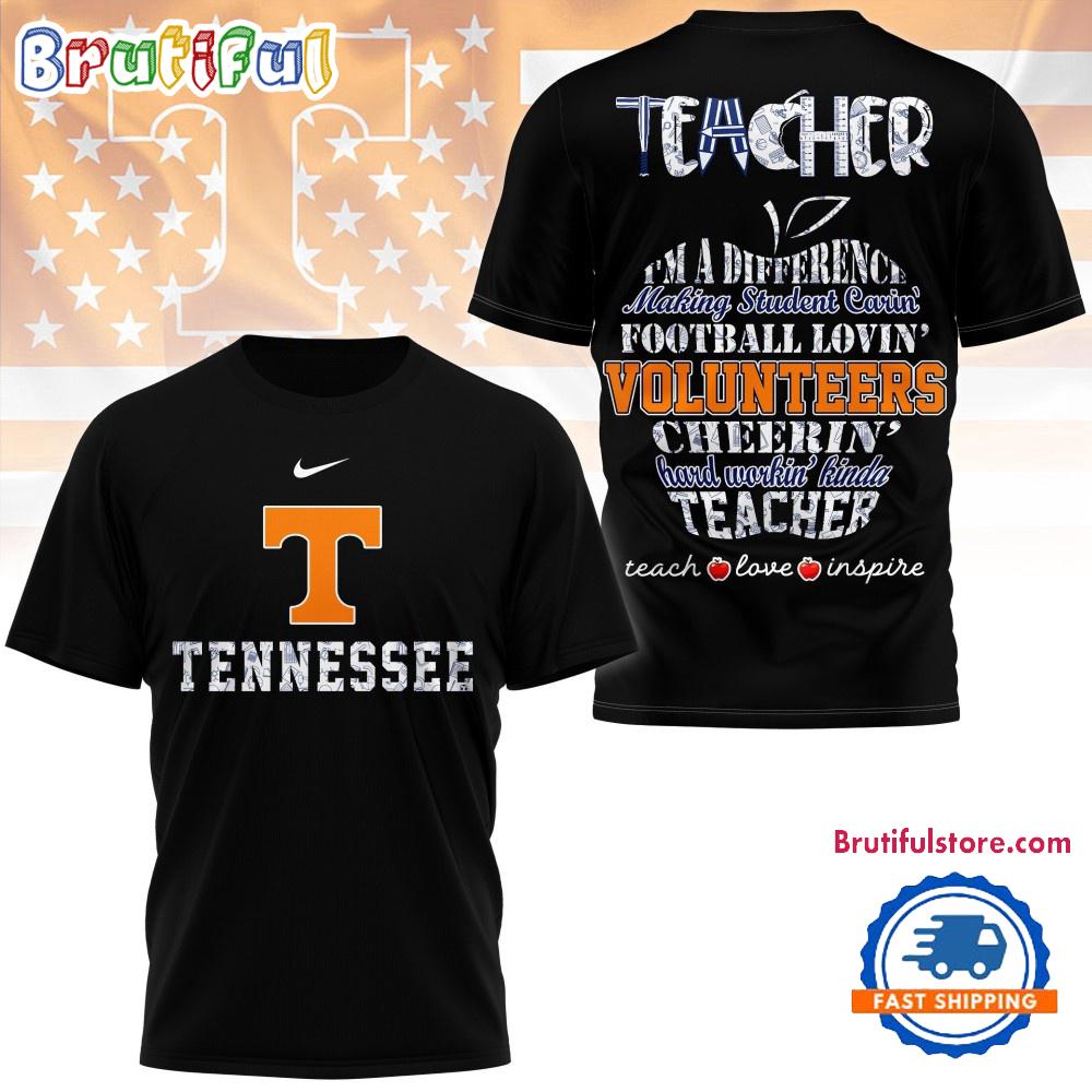 Sportswearmerch Tennessee Volunteers NCAA Teacher Pride 2025 T-Shirt For Fan