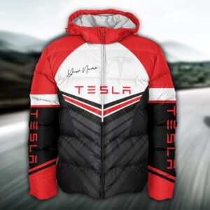 Sportswearmerch Tesla Car Bomber Jacket For Fan