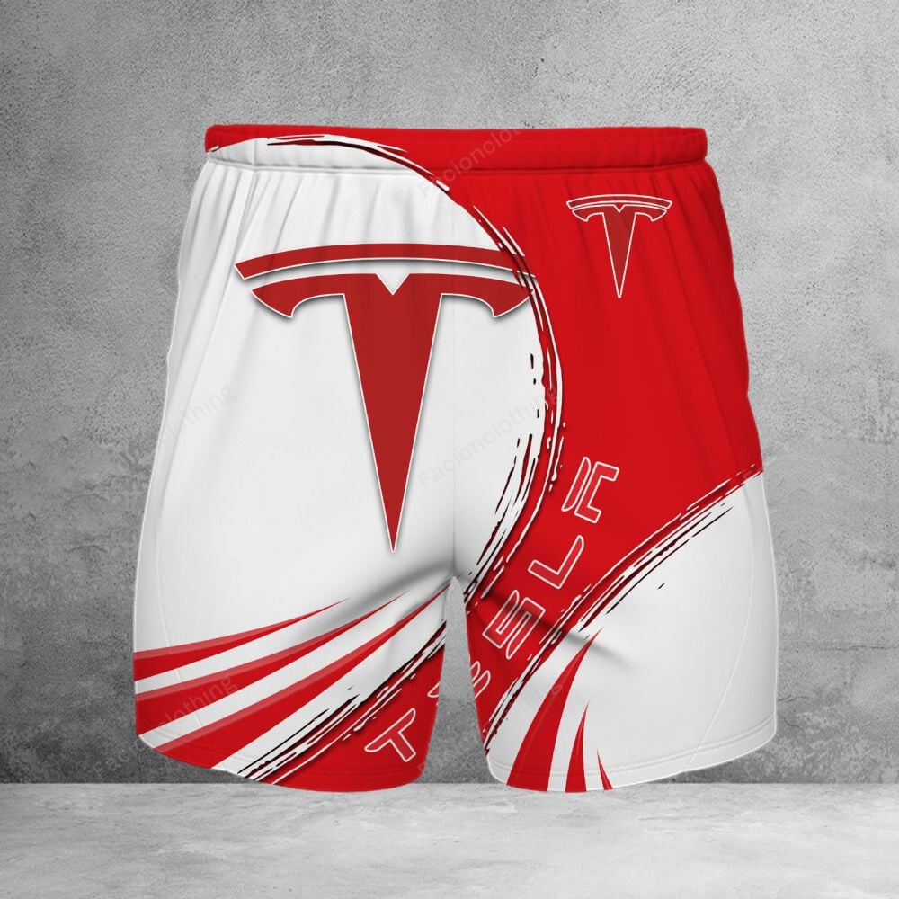 Sportswearmerch Tesla Car Personalized Short Pant For Fan