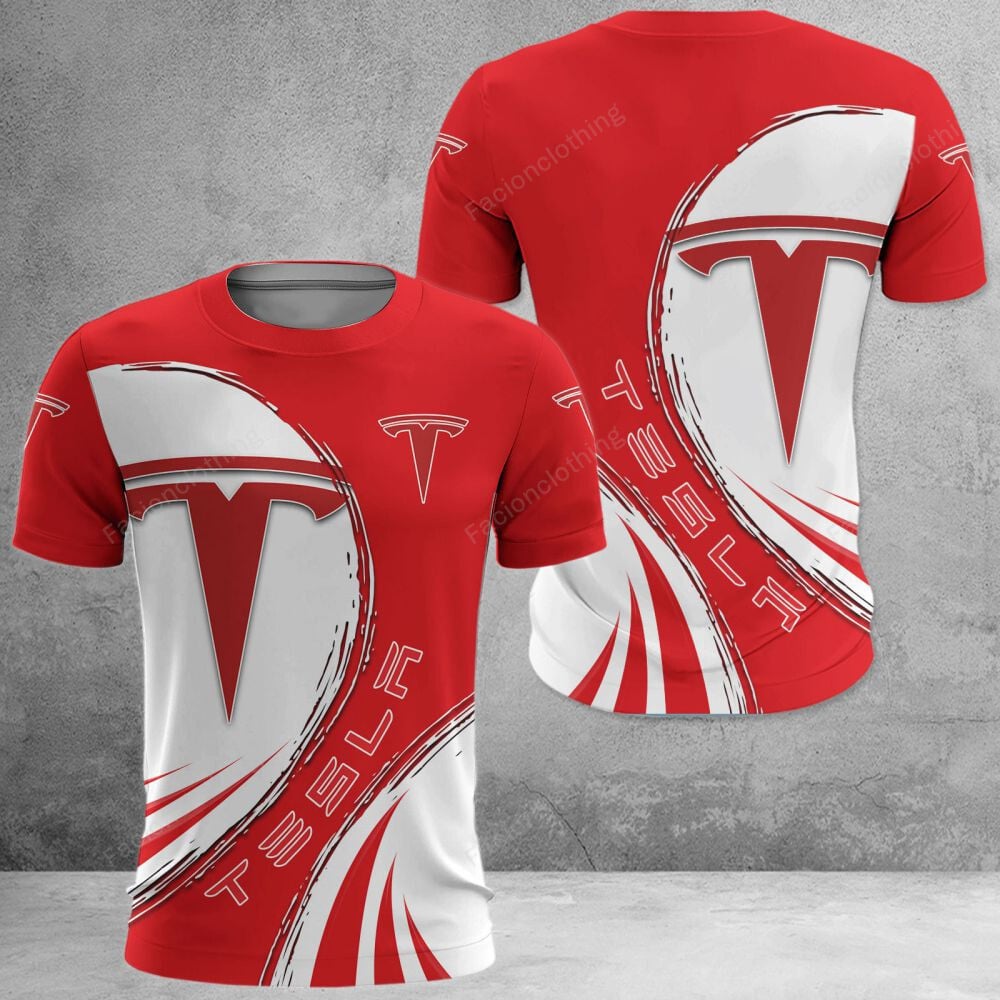 Sportswearmerch Tesla Car Personalized T-Shirt For Fan