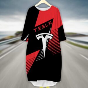 Sportswearmerch Tesla Car Pocket Dress For Fan