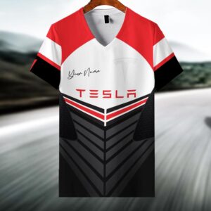 Sportswearmerch Tesla Car Polo Shirt For Fan