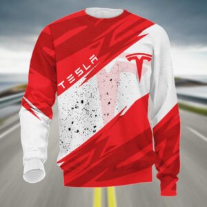 Sportswearmerch Tesla Car Sweater For Fan