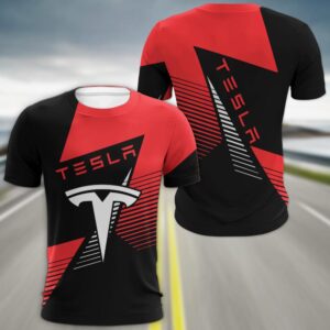 Sportswearmerch Tesla Car T-shirt For Fan