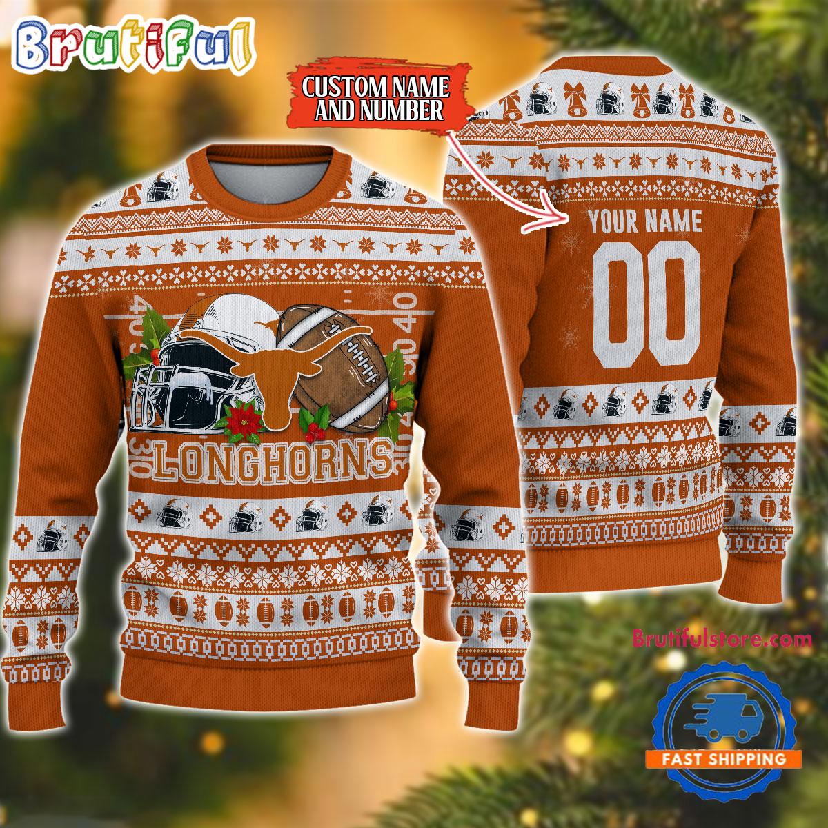 Sportswearmerch Texas Longhorns NCAA Christmas Sweater For Fan
