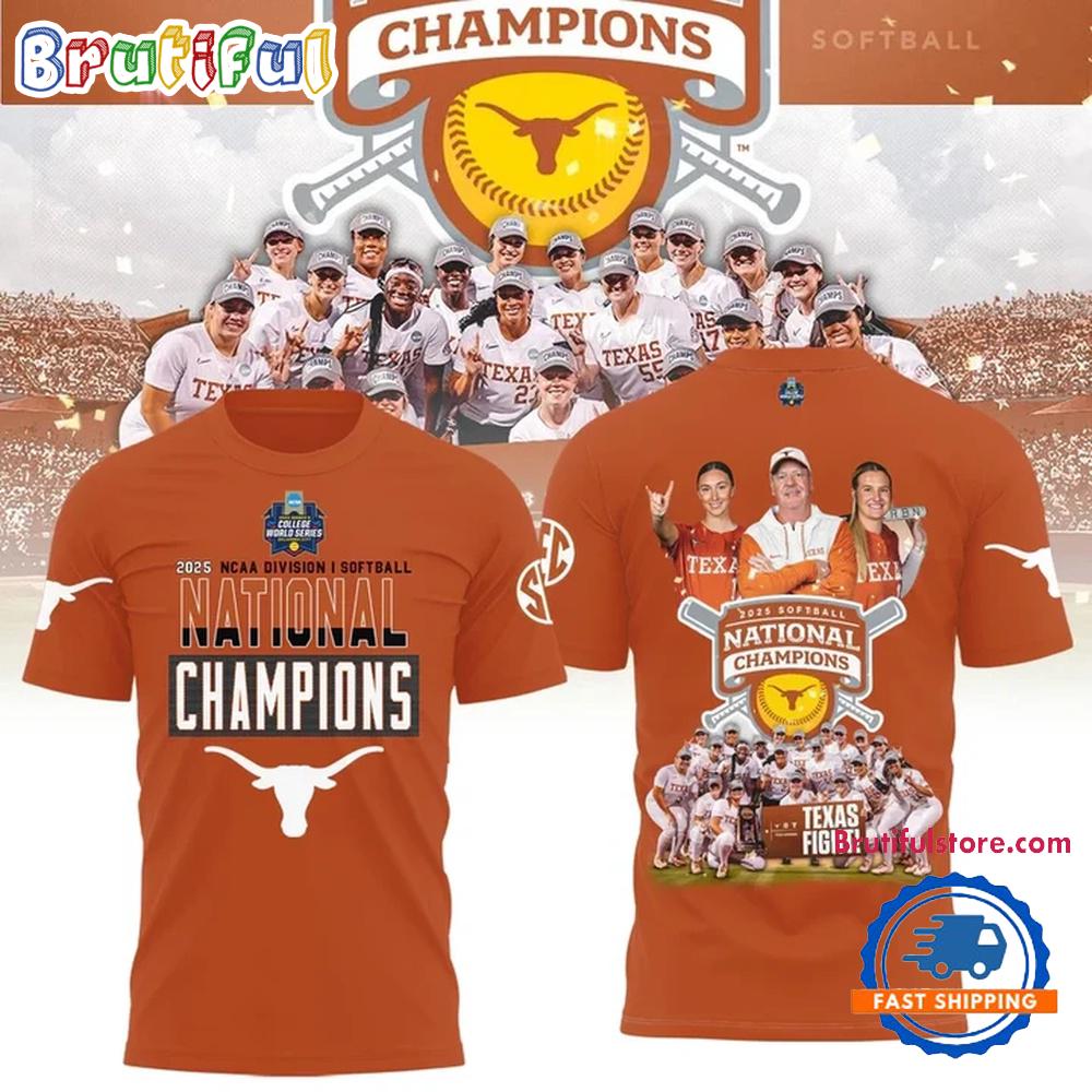 Sportswearmerch Texas Longhorns NCAA Softball Women's College T-Shirt For Fan