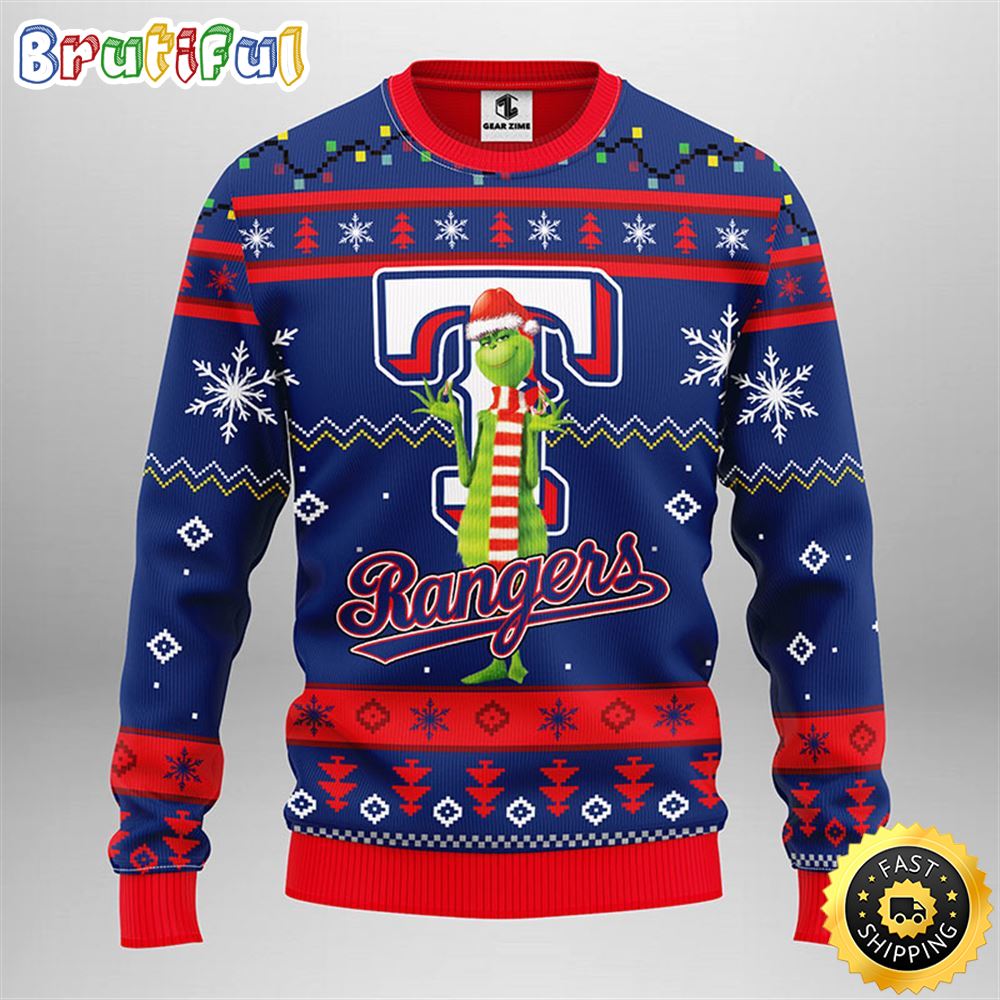 Sportswearmerch Texas Rangers MLB Christmas Sweater For Fan
