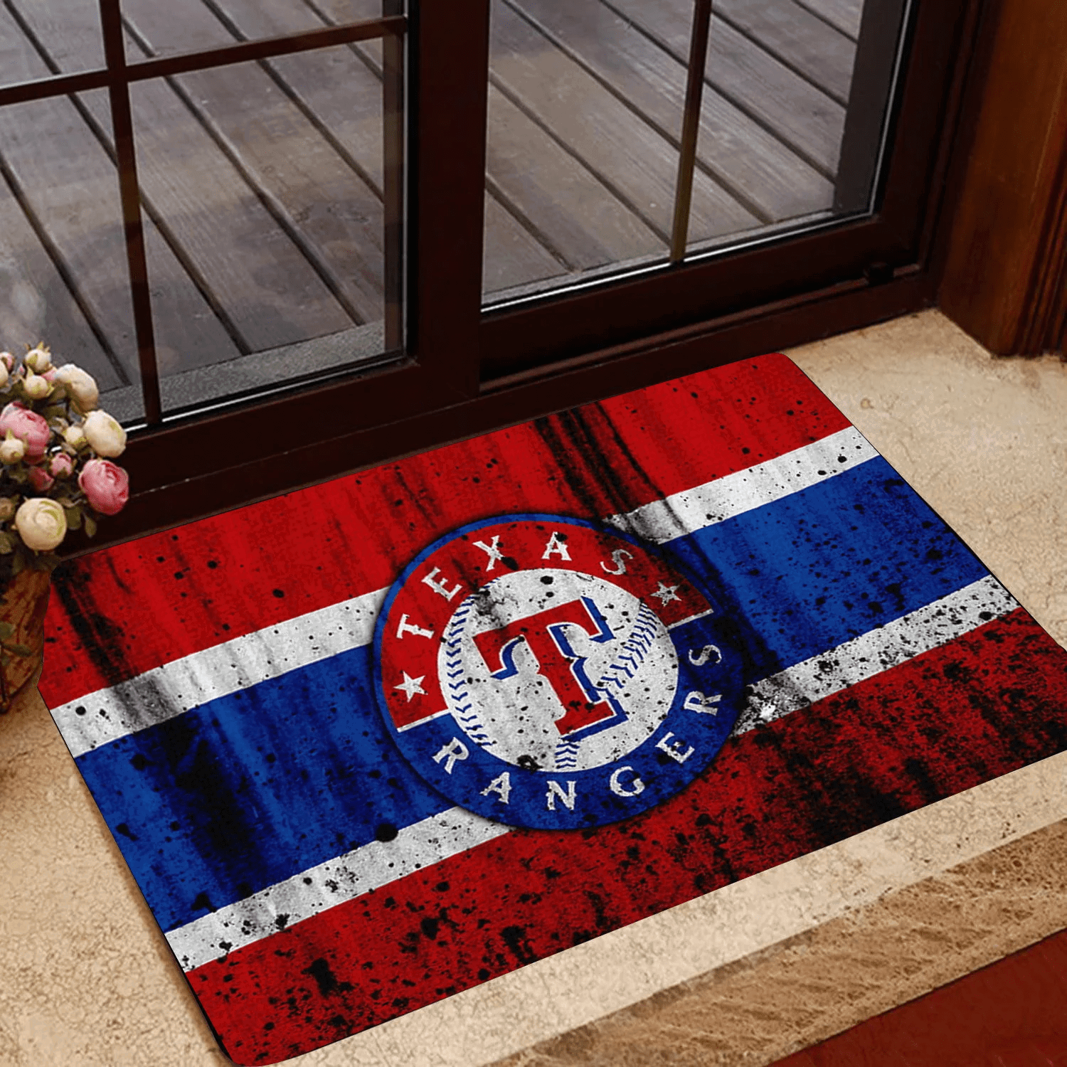Sportswearmerch Texas Rangers MLB Doormat For Fan