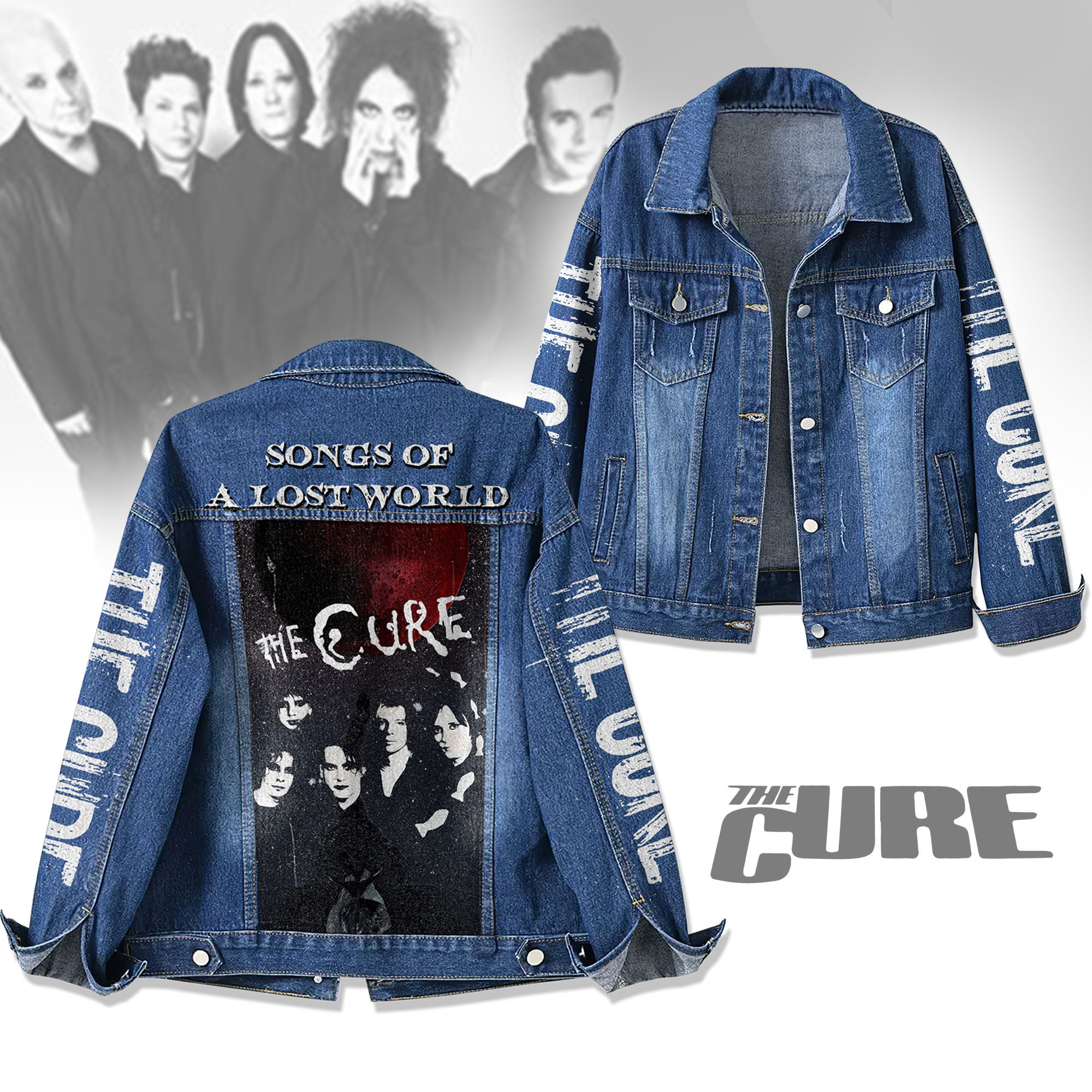 Sportswearmerch The Cure Denim Jacket Gift For Fans