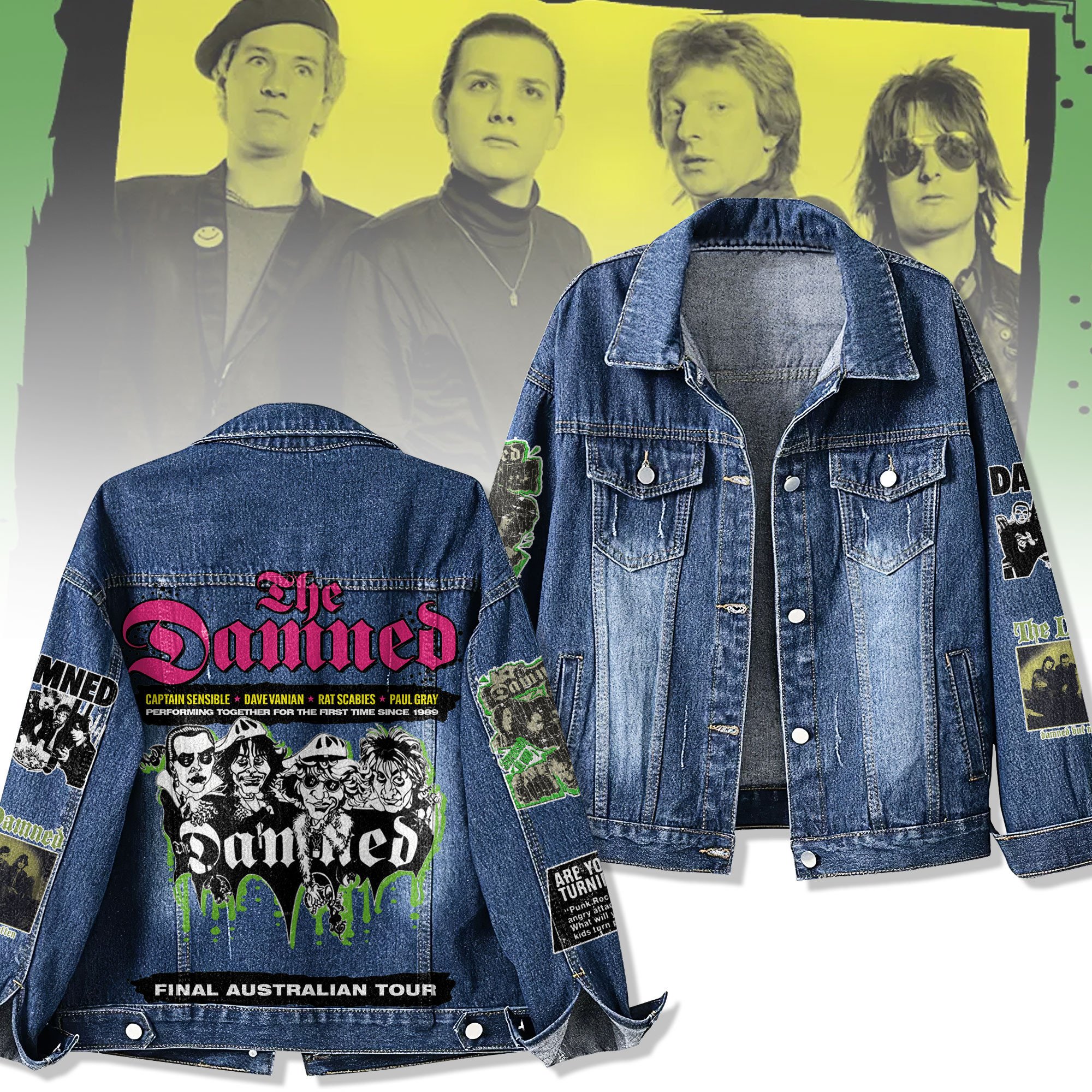 Sportswearmerch The Damned Denim Jacket Gift For Fans