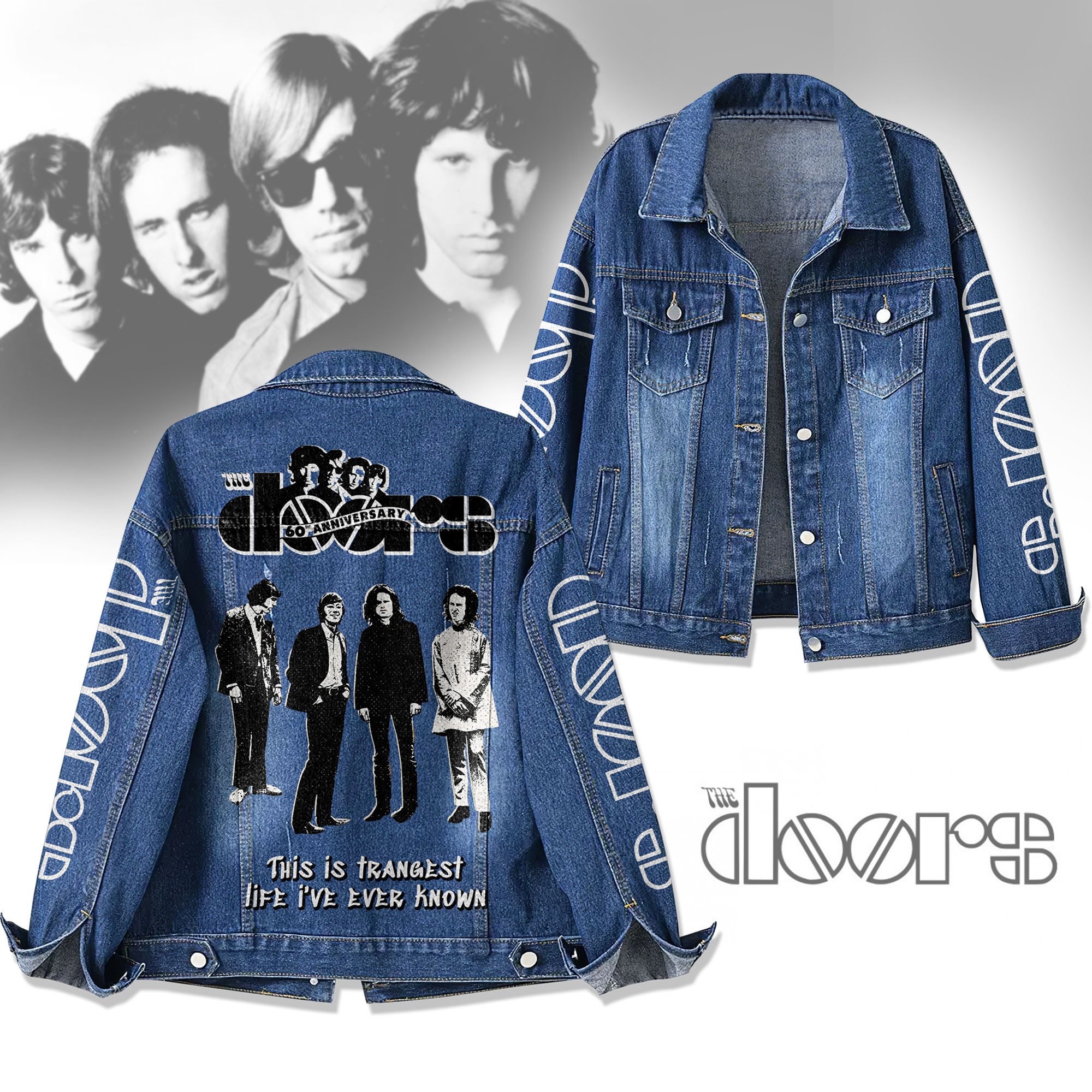 Sportswearmerch The Doors Denim Jacket Gift For Fans