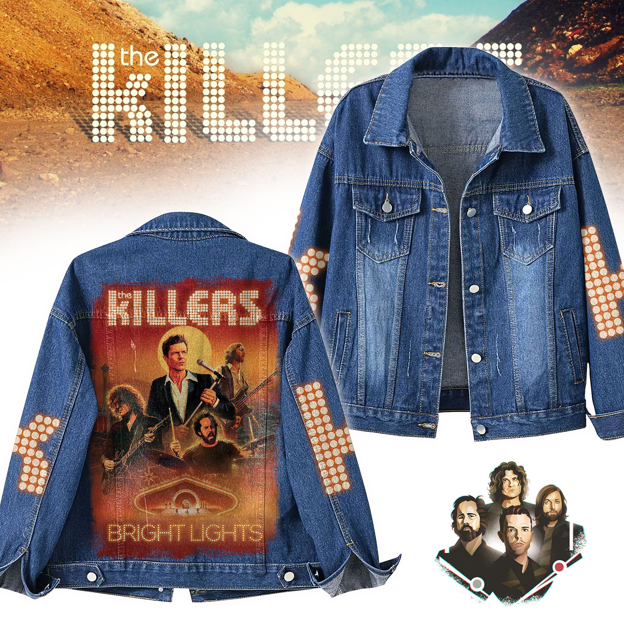 Sportswearmerch The Killers Denim Jacket Gift For Fans