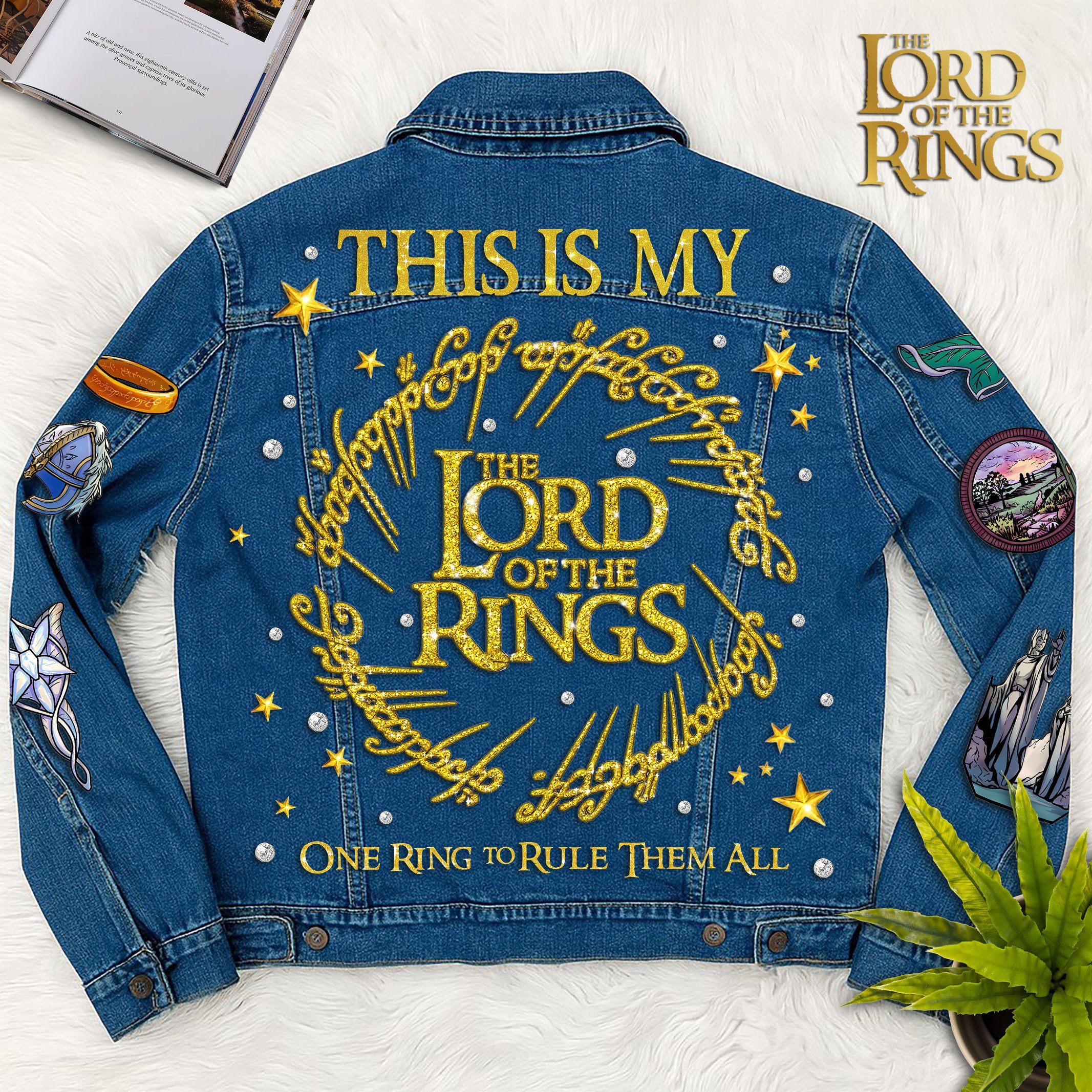 Sportswearmerch The Lord of the Rings Denim Jacket Gift For Fans