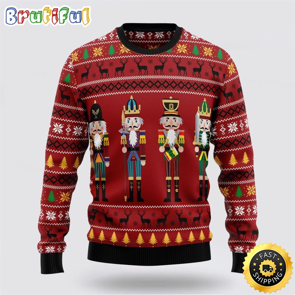 Sportswearmerch The Nutcracker Personalized Christmas Sweater For Fan