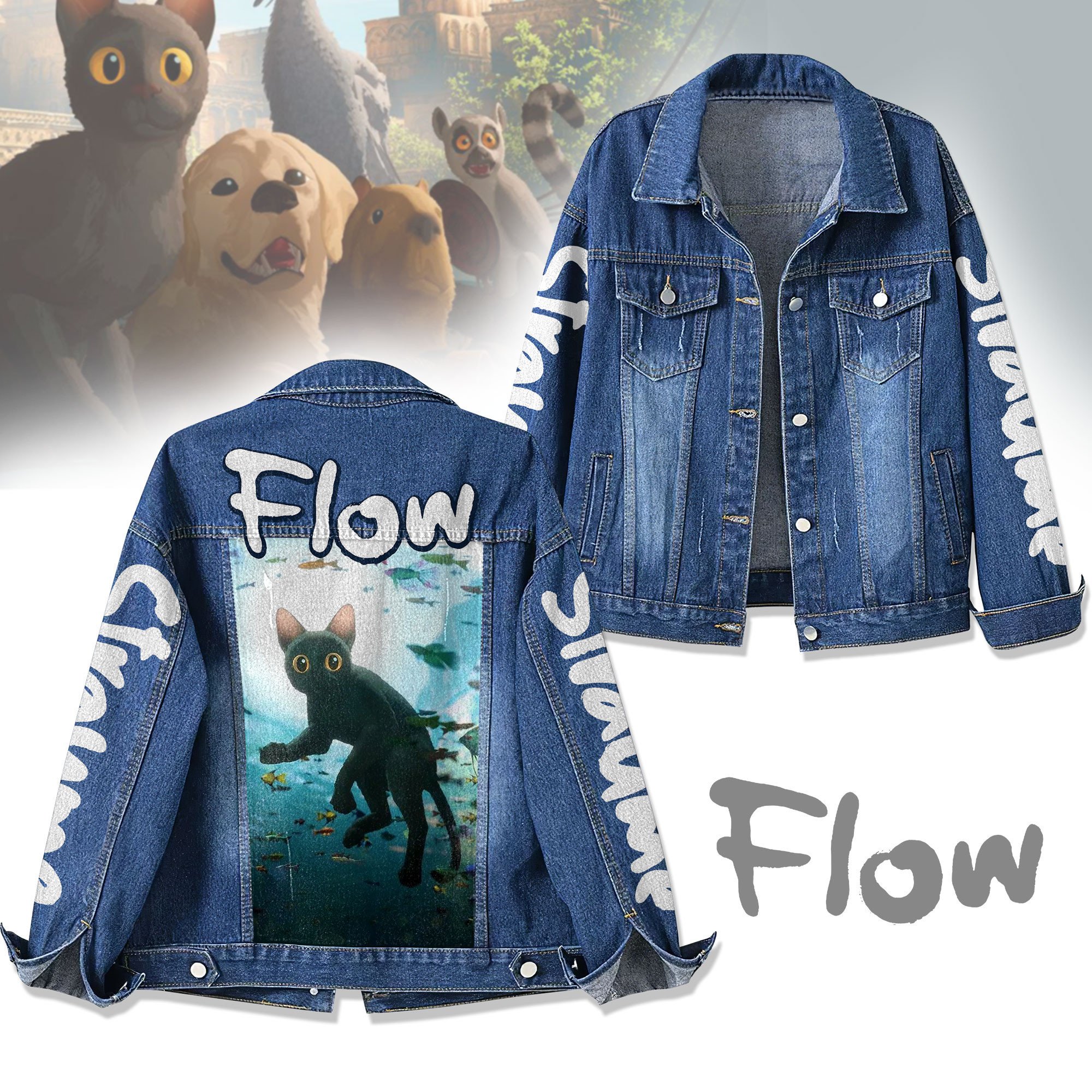 Sportswearmerch The Secret Life of Pets Denim Jacket Gift For Fans