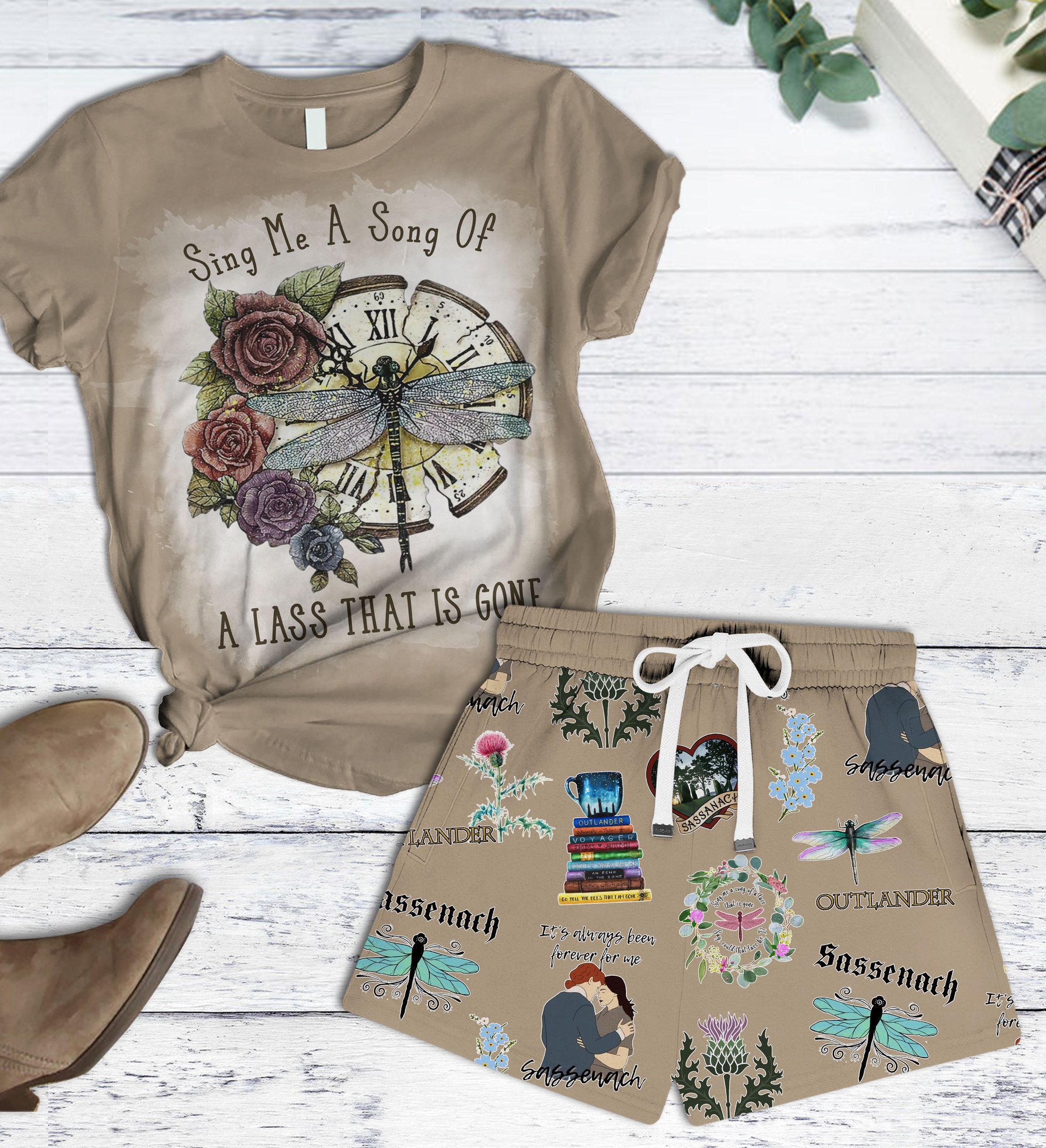 Sportswearmerch The Skye Boat Song Short Pajamas Set Gifts For Fans