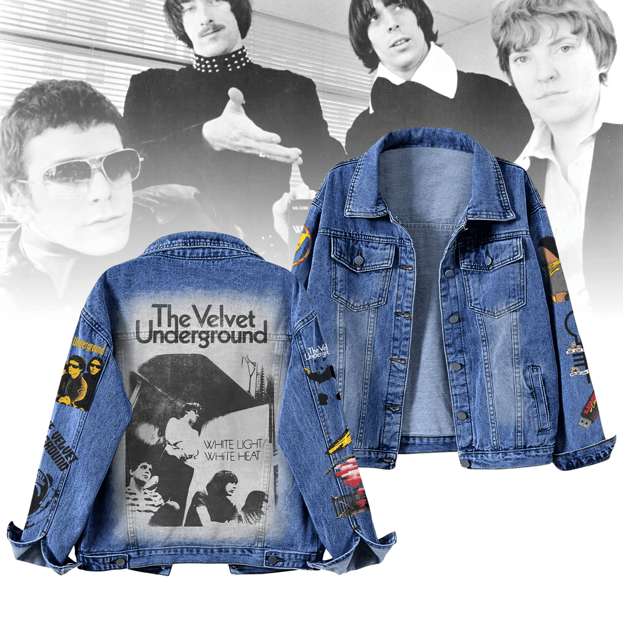Sportswearmerch The Velvet Underground Denim Jacket Gift For Fans