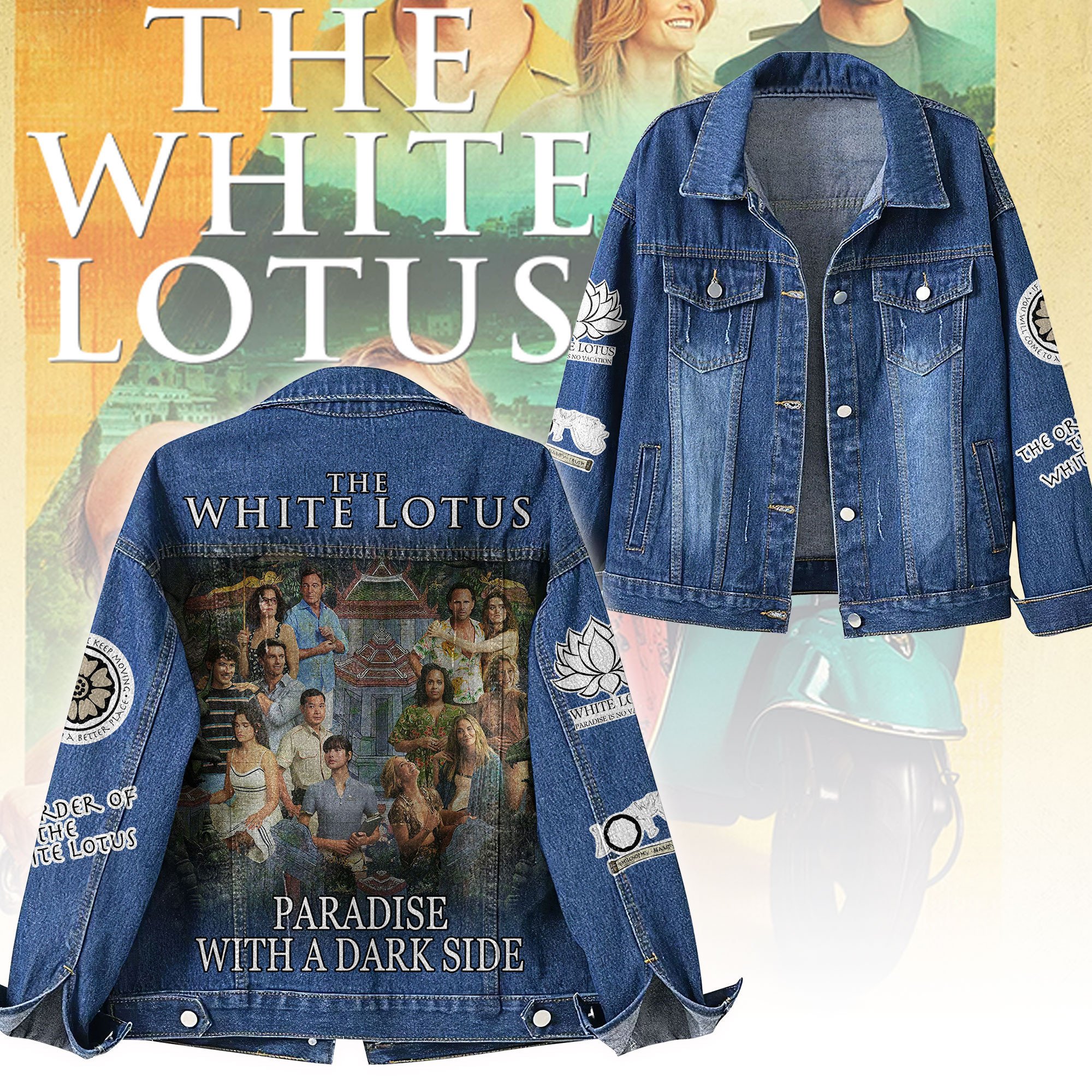 Sportswearmerch The White Lotus Denim Jacket Gift For Fans
