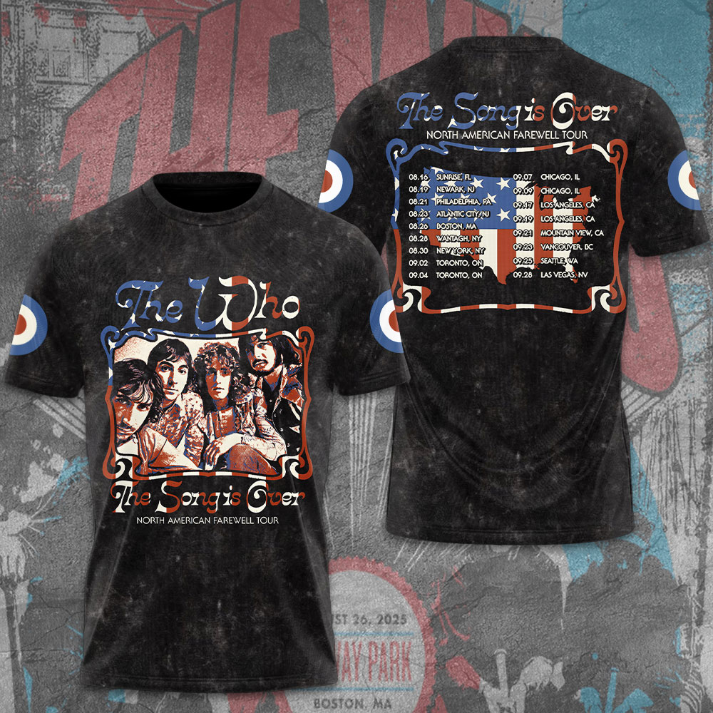 Sportswearmerch The Who Music Personalized T-shirt For Fan