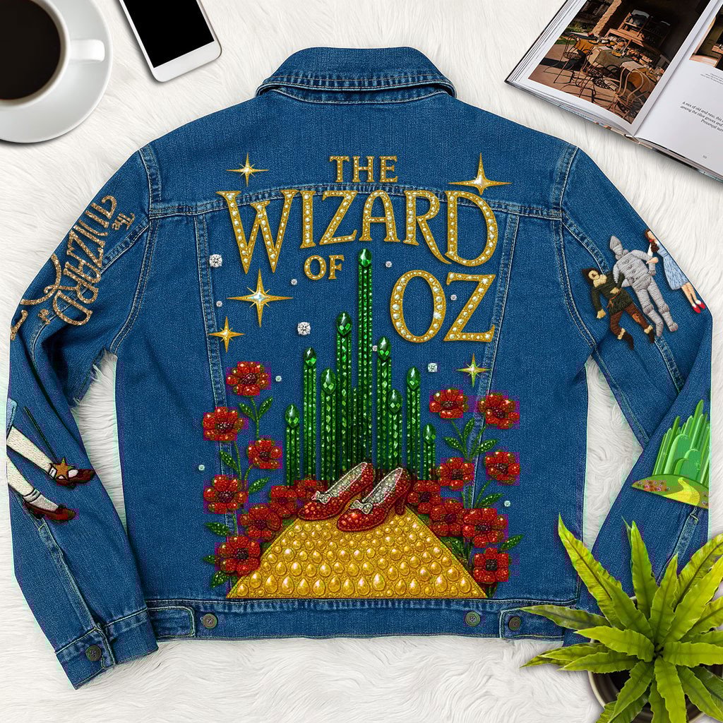 Sportswearmerch The Wizard of Oz Denim Jacket Gift For Fans