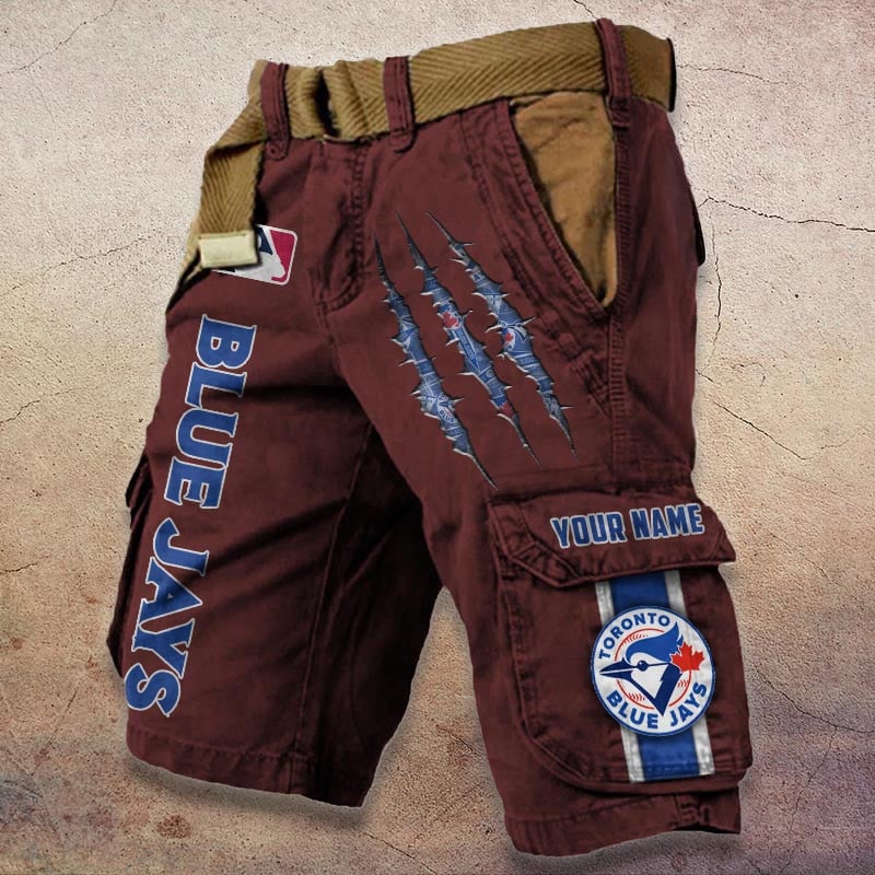 Sportswearmerch Toronto Blue Jays MLB Denim Short For Fan