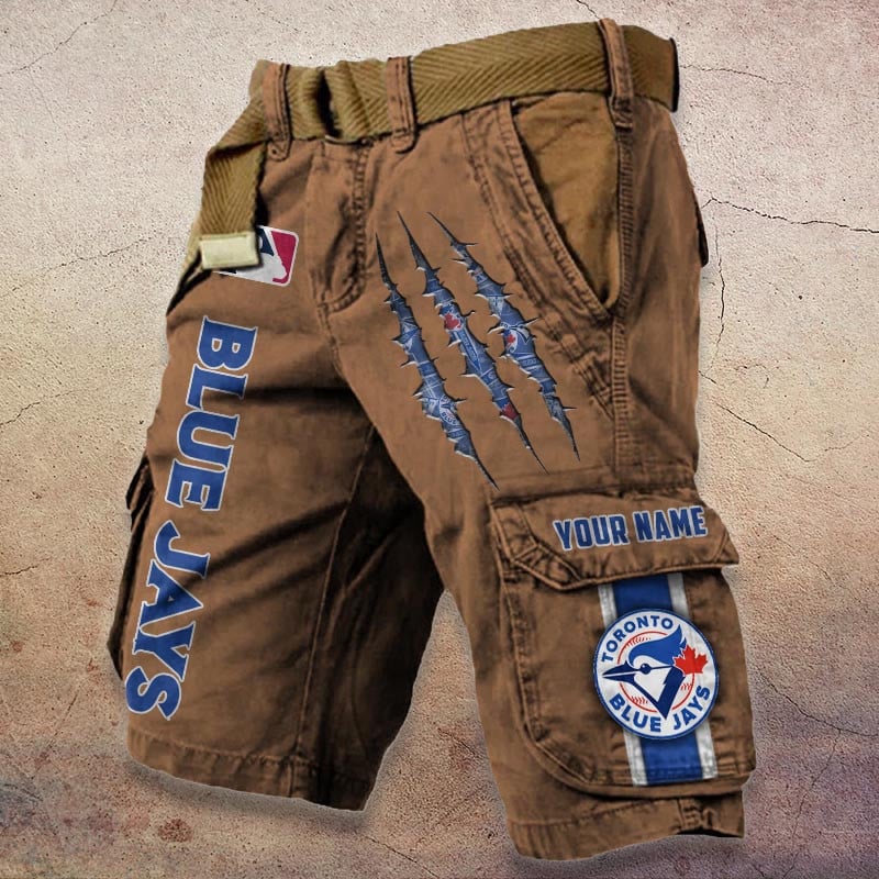Sportswearmerch Toronto Blue Jays MLB Denim Short For Fan