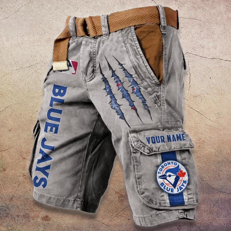 Sportswearmerch Toronto Blue Jays MLB Denim Short For Fan