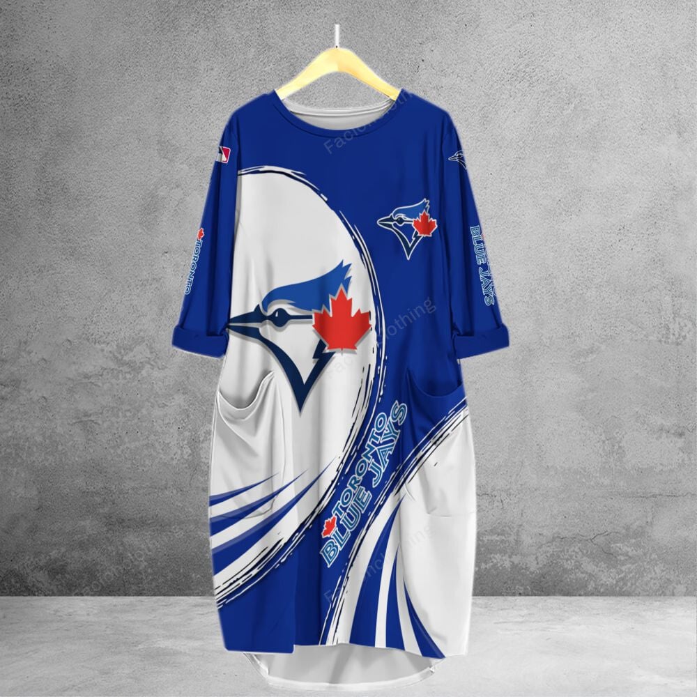 Sportswearmerch Toronto Blue Jays MLB Personalized Pocket Tanktop For Fan